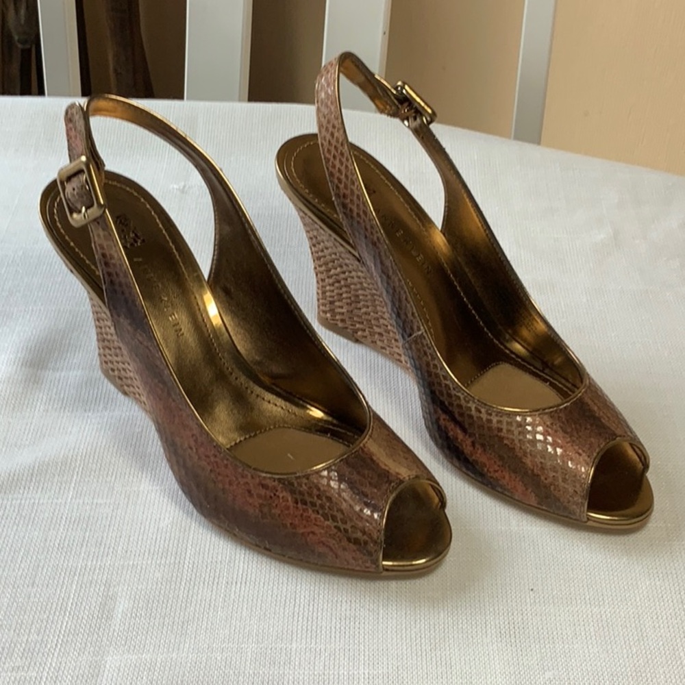 New Anne Klein Akpalmira leather Sandals size 6.5